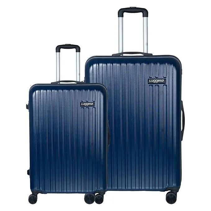 Luggero Classic Solid Light weight Luggage Deep Blue