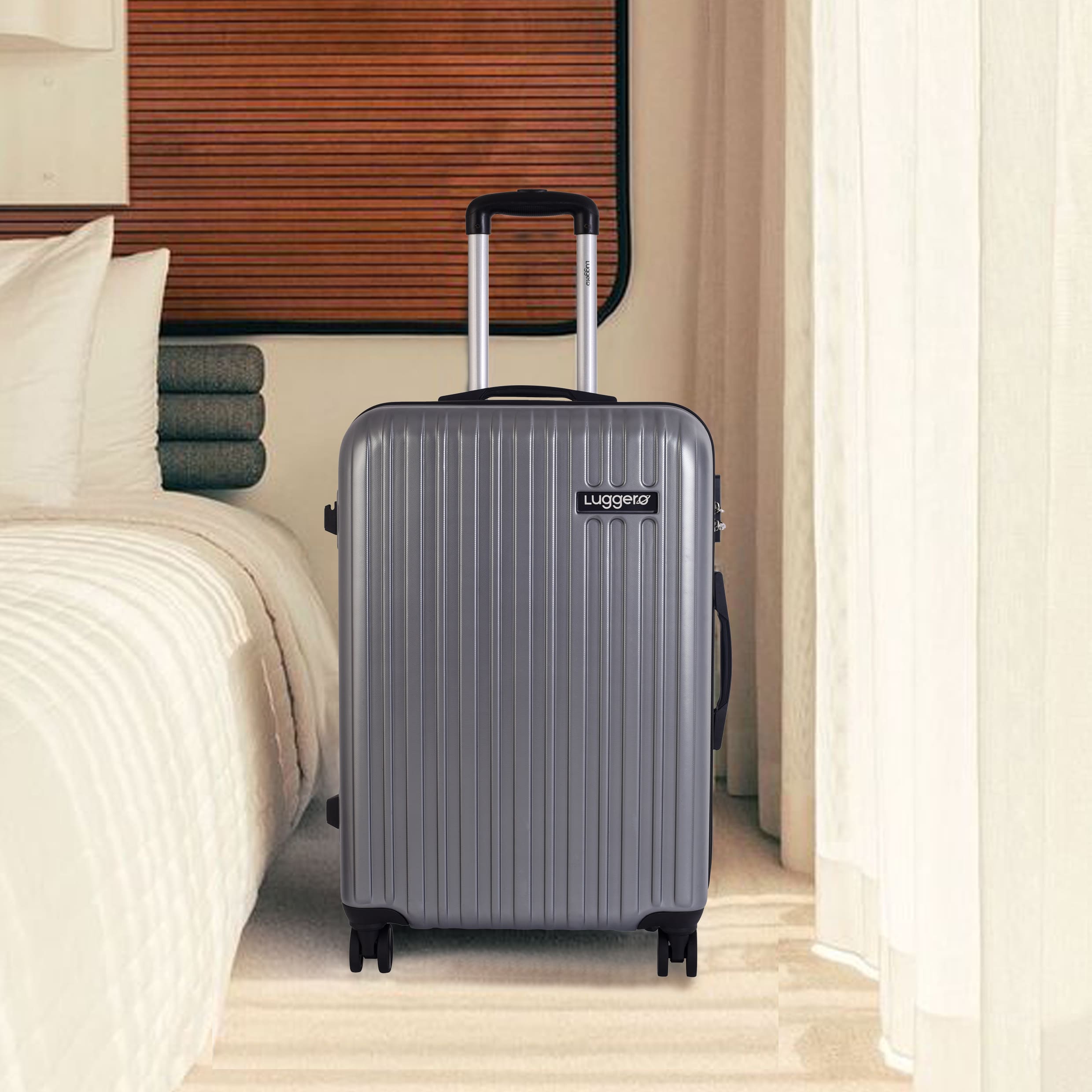 CLASSIC SILVER Light Weight & Durable Polycarbonate Hard Luggage
