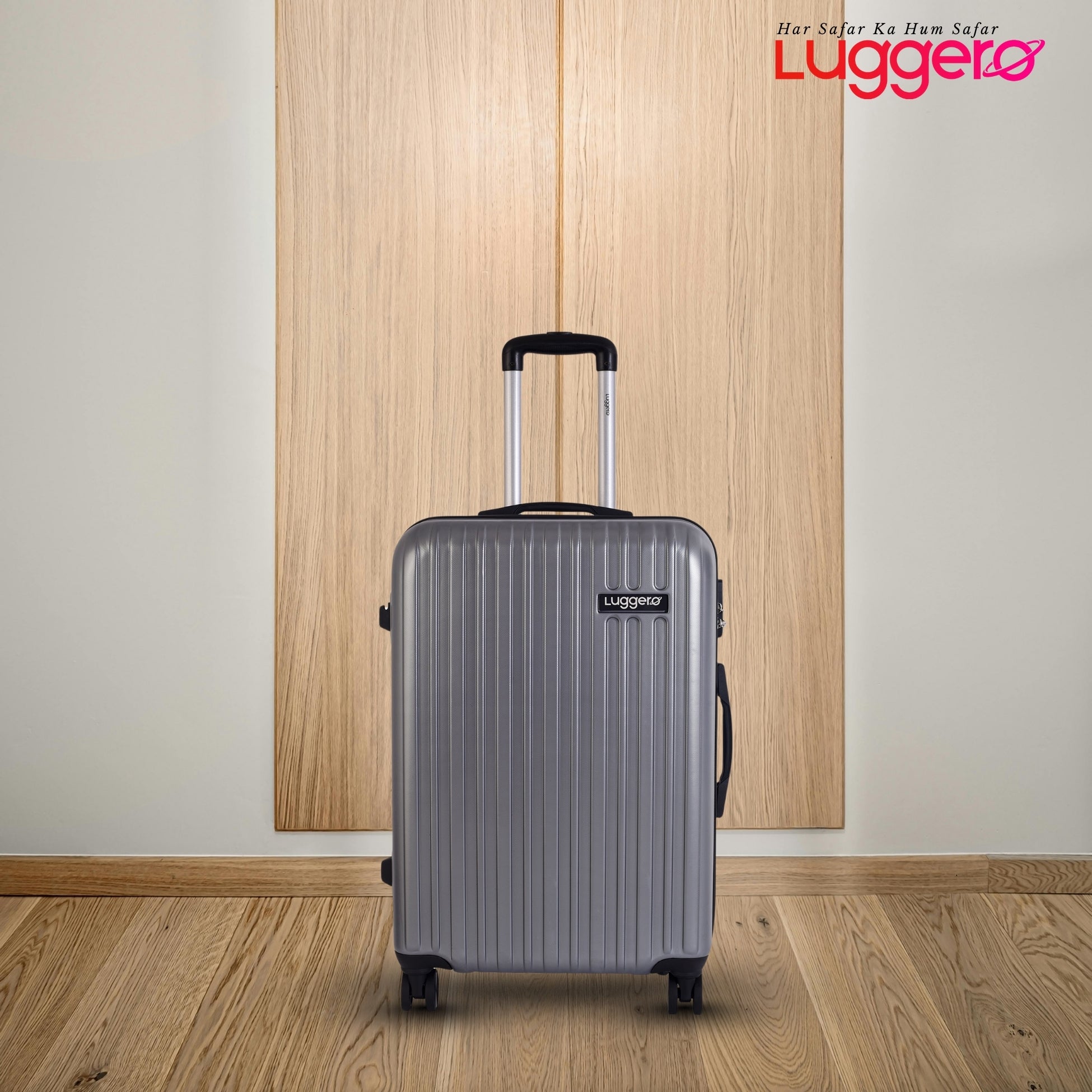 CLASSIC SILVER Light Weight & Durable Polycarbonate Hard Luggage