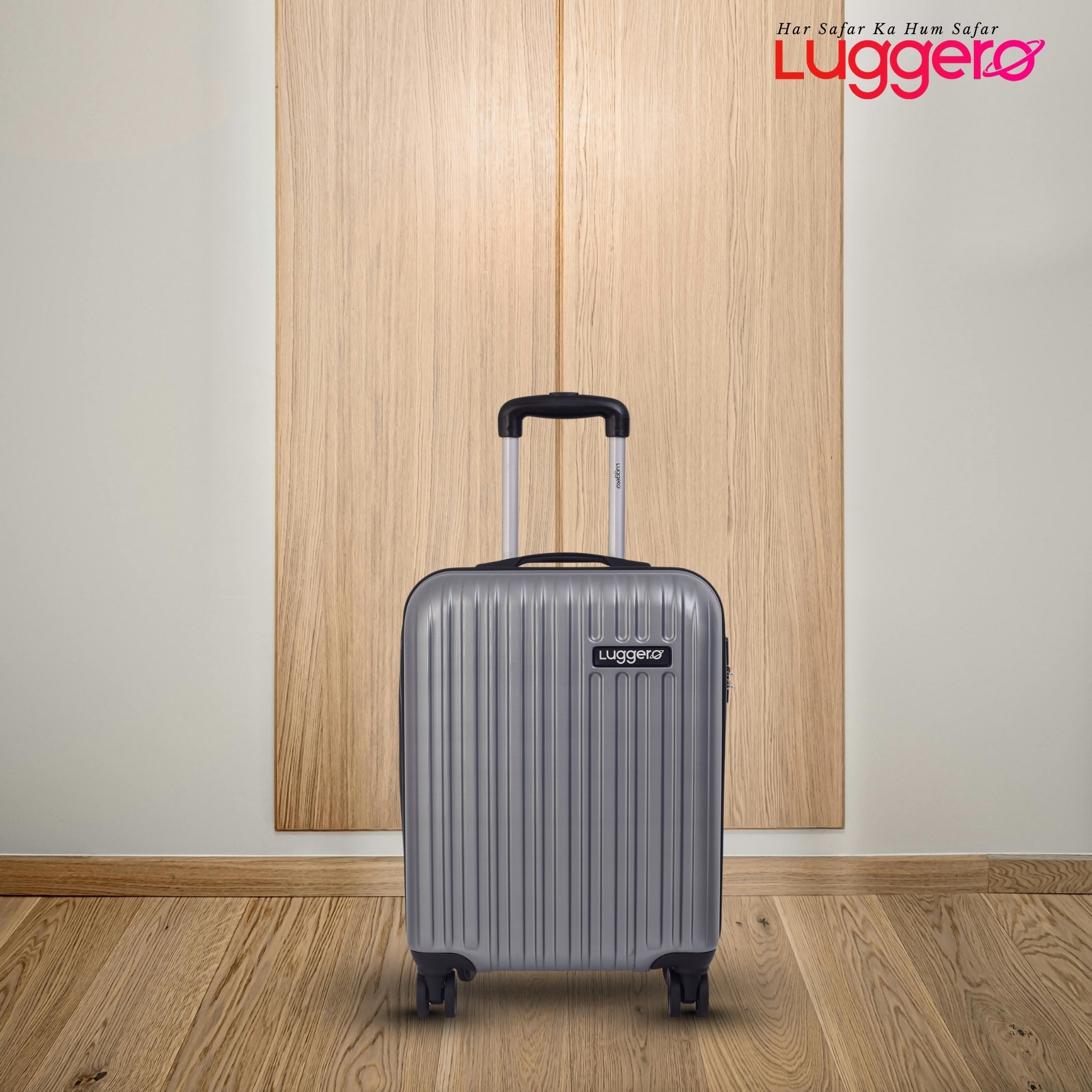 CLASSIC SILVER Light Weight & Durable Polycarbonate Hard Luggage