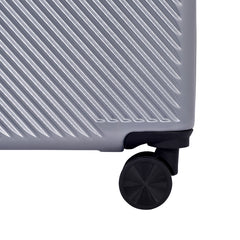 Amiggo Silver Hard Trolley Bag