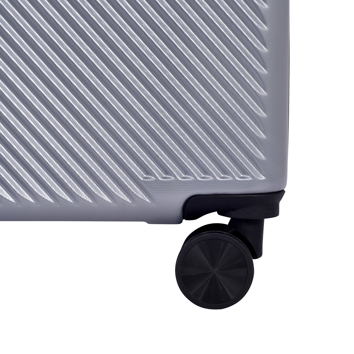 Amiggo Silver Hard Trolley Bag