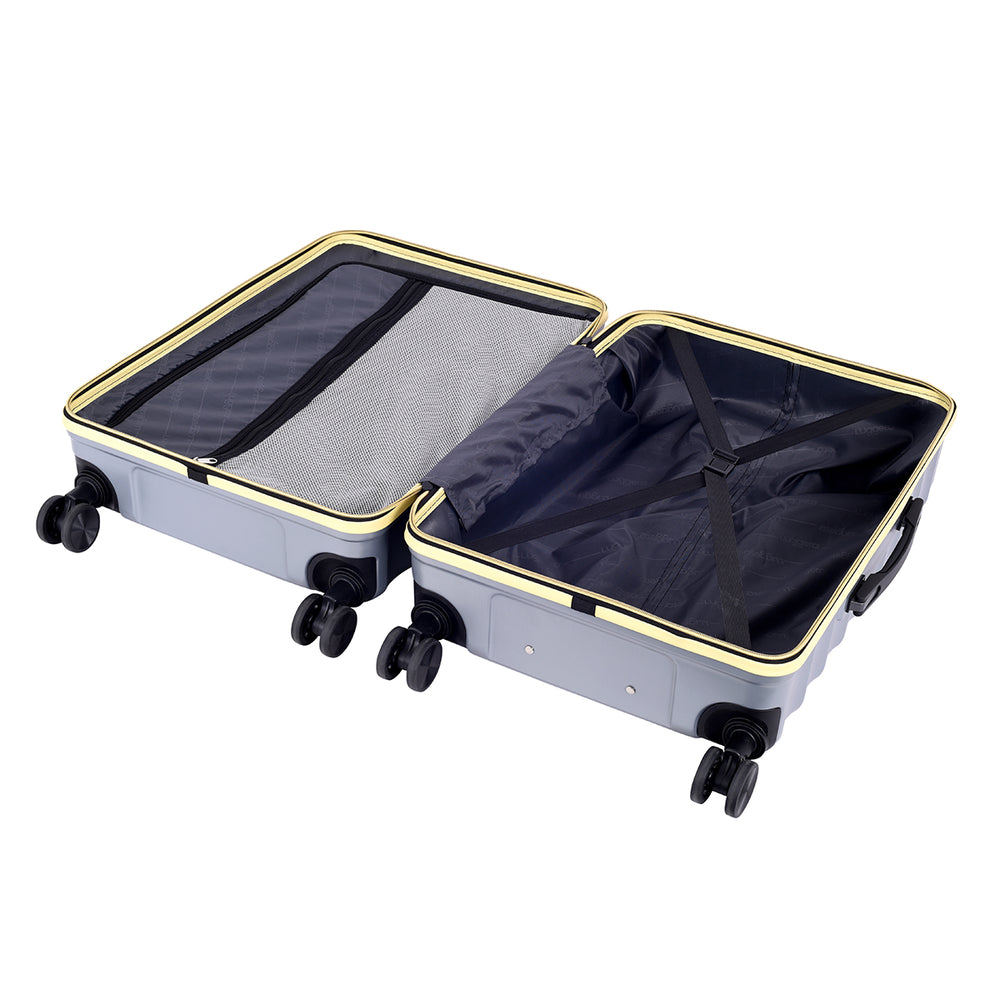 Bonvoyage Silver Hard-Shell Trolley Bag