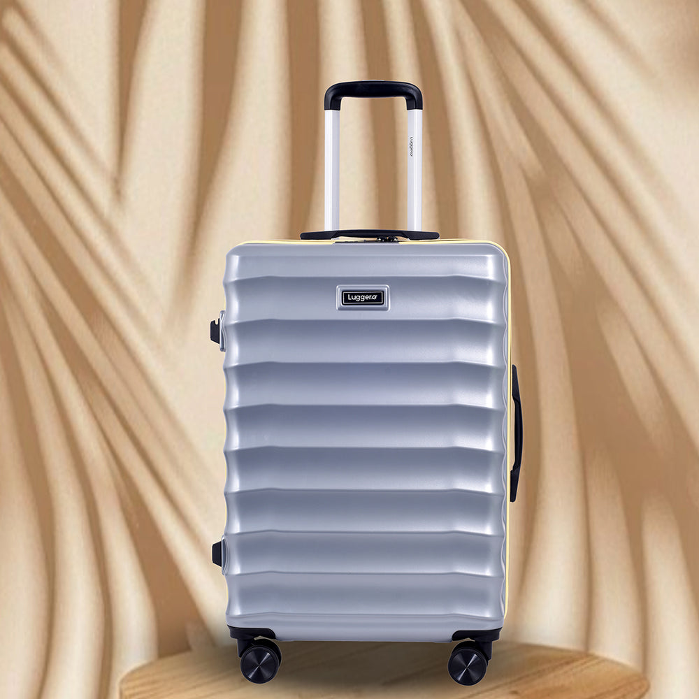 Bonvoyage Silver Hard-Shell Trolley Bag