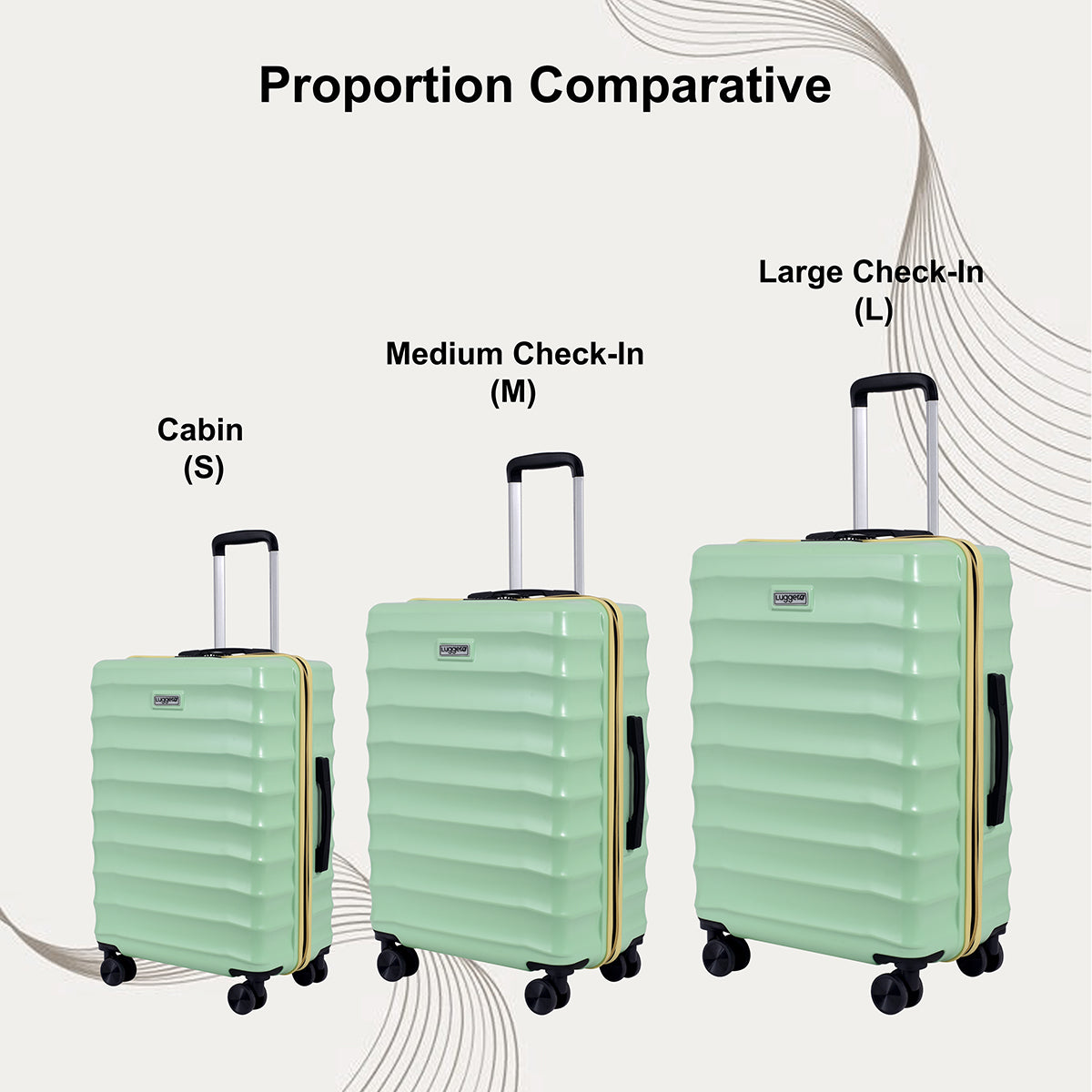 Bonvoyage Green Cabin, Medium & Large Set
