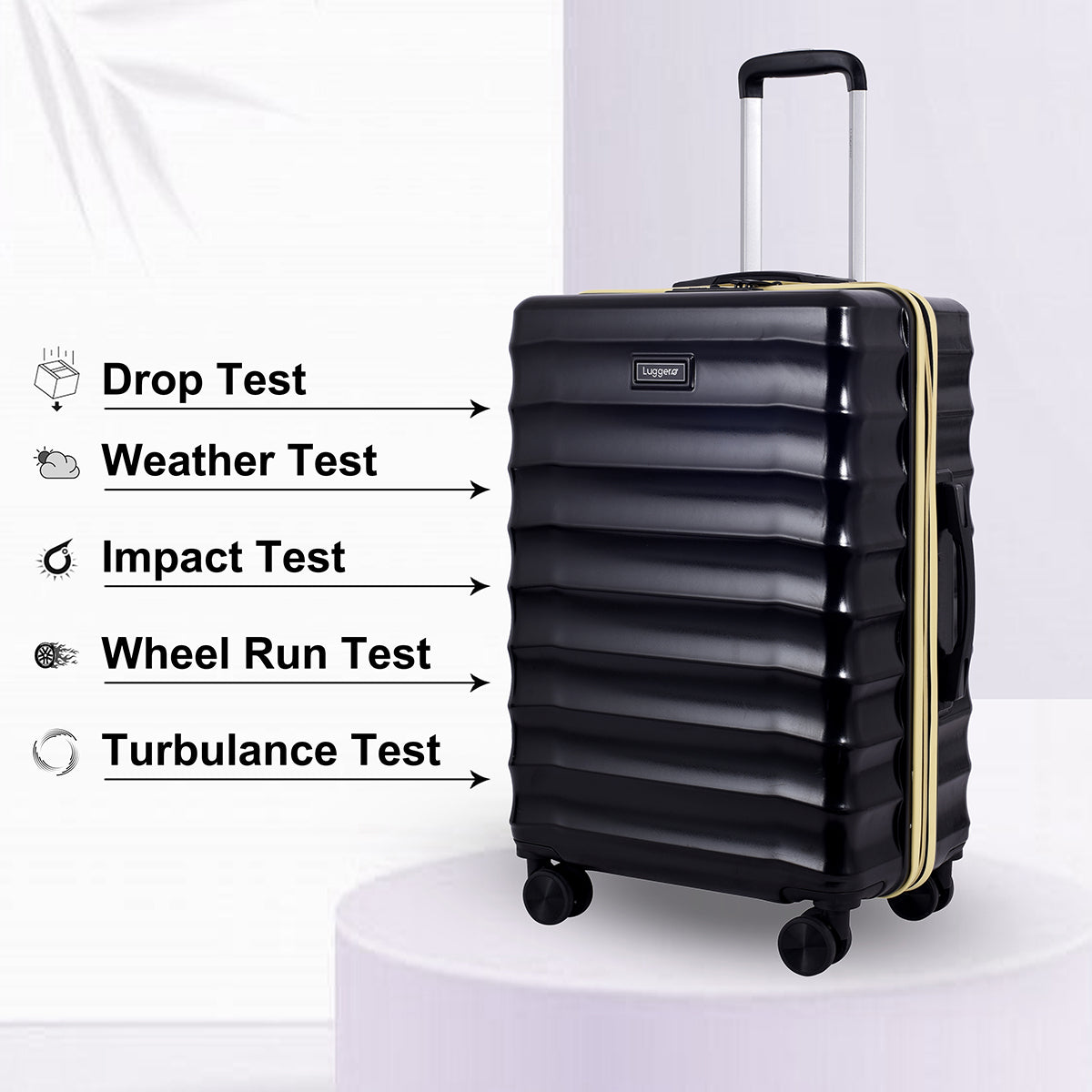 Bonvoyage Black Medium & Large Set