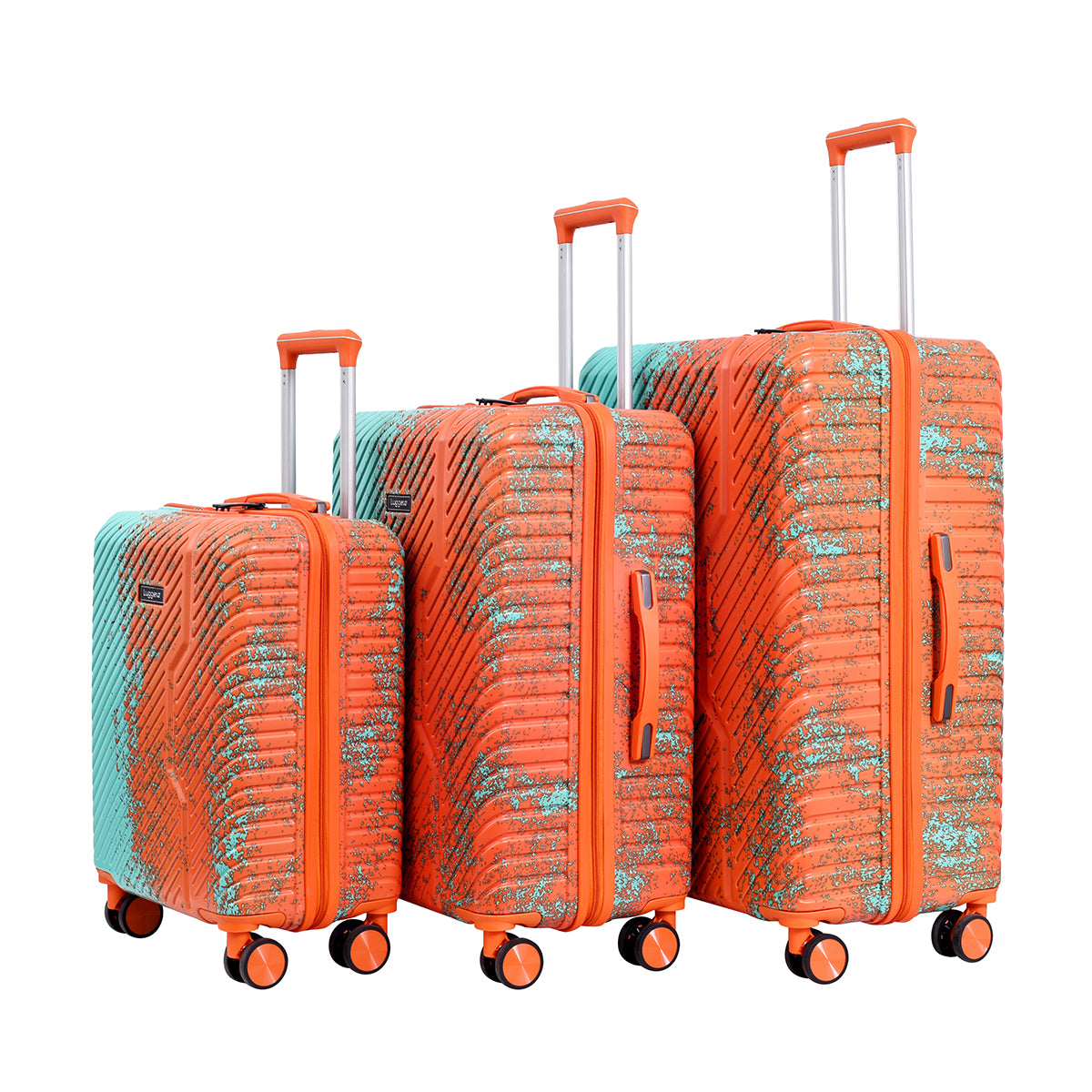 Tropical Orange Cabin, Medium & Large Set
