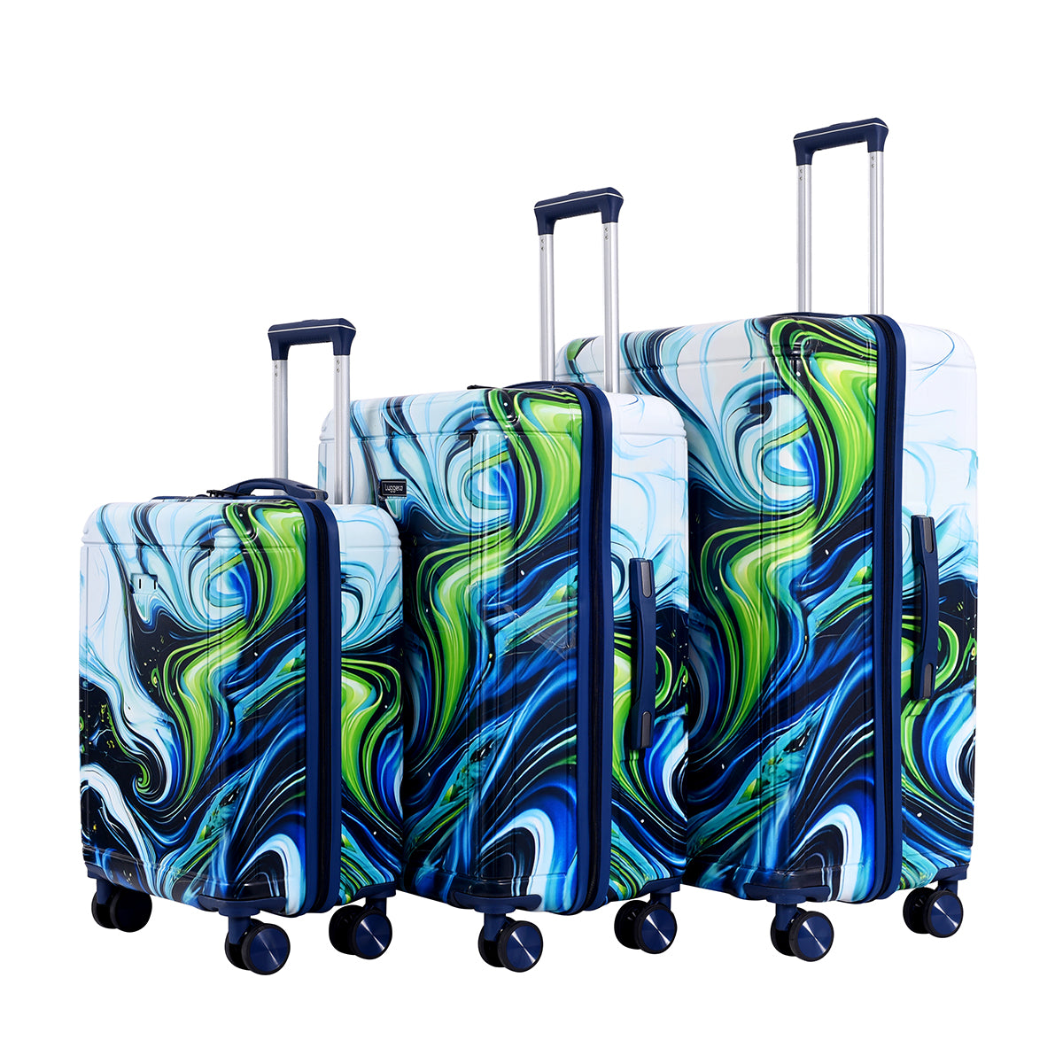Prism Blue Cabin, Medium & Large Set