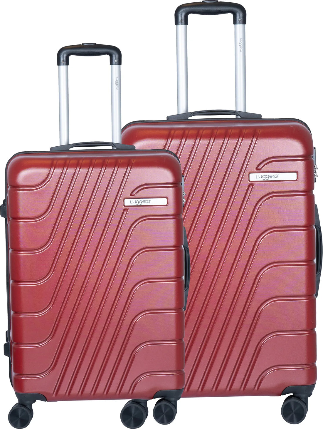 Luggero Eternal Solid Light weight Luggage Chilli Red