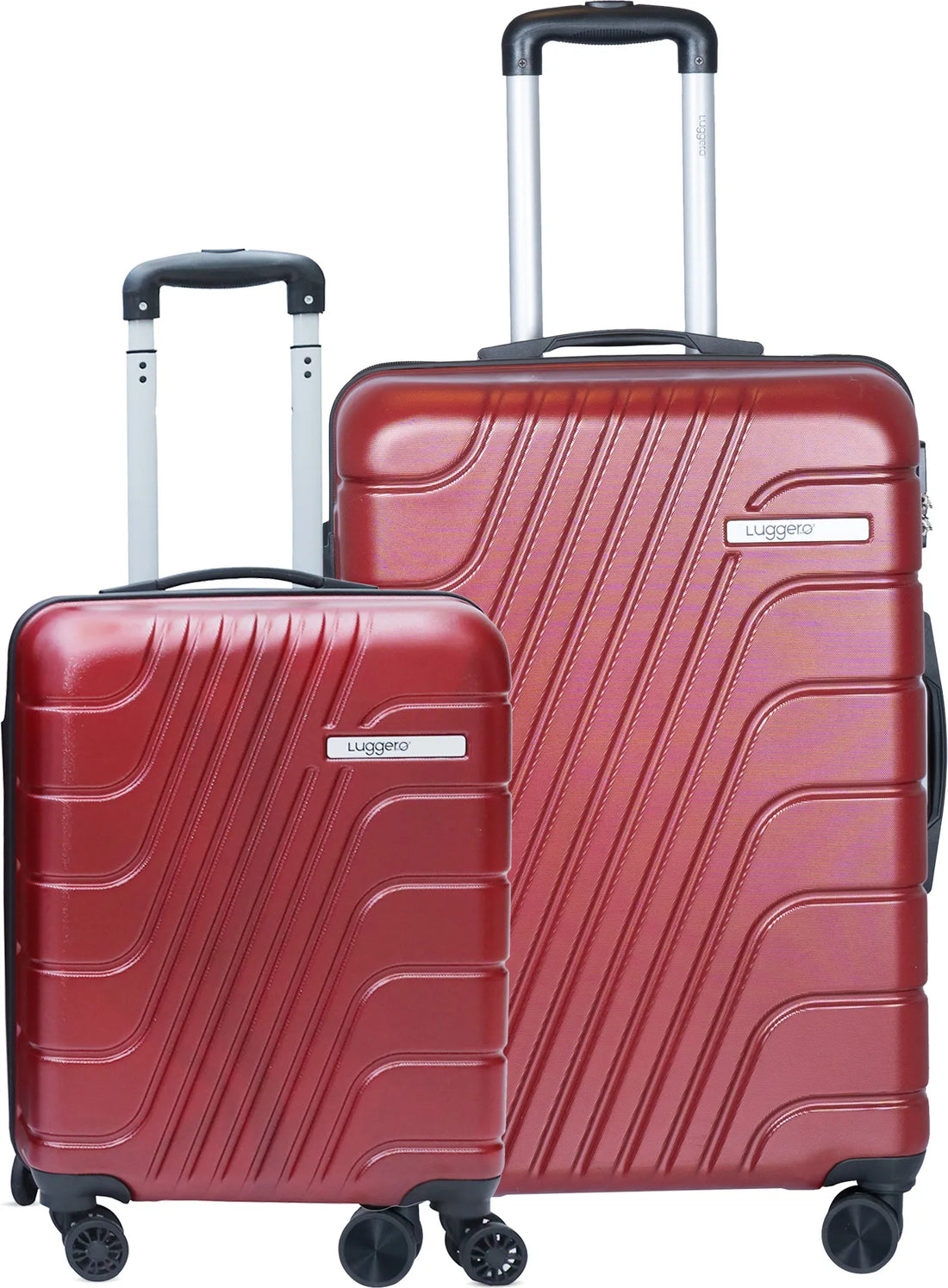 Luggero Eternal Solid Light weight Luggage Chilli Red