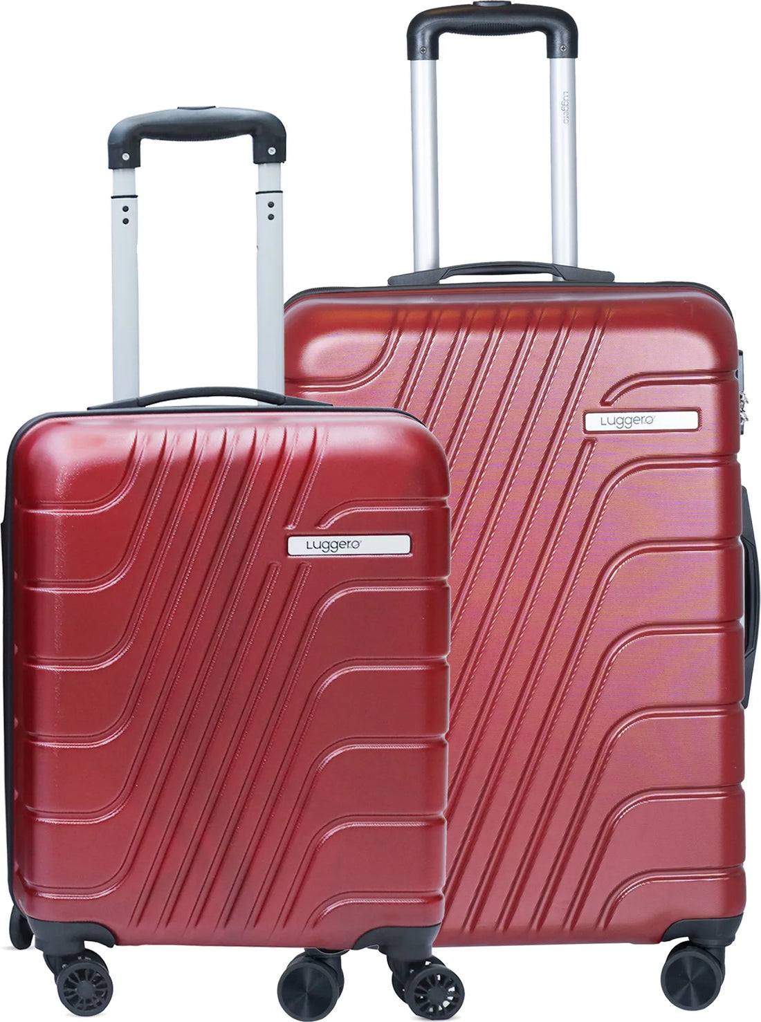 Luggero Eternal Solid Light weight Luggage Chilli Red