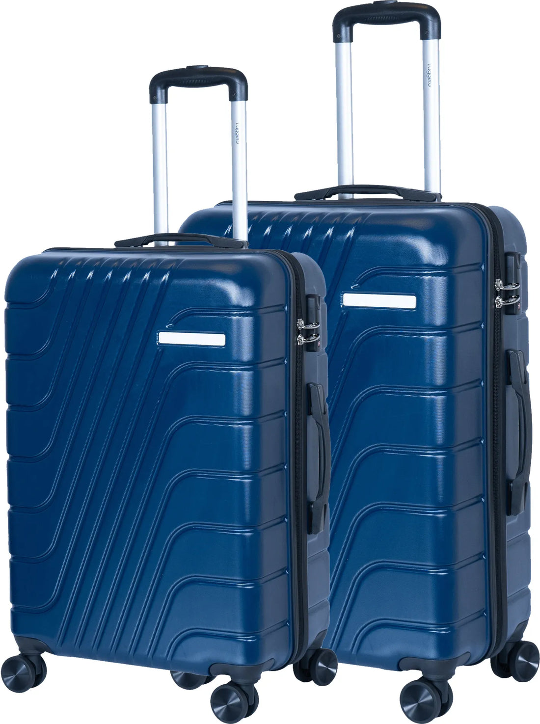 Luggero Eternal Solid Light weight Luggage Deep Blue