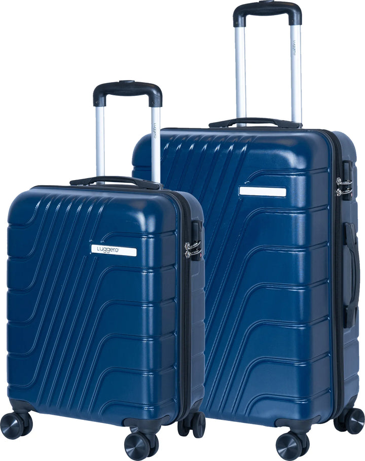 Luggero Eternal Solid Light weight Luggage Deep Blue