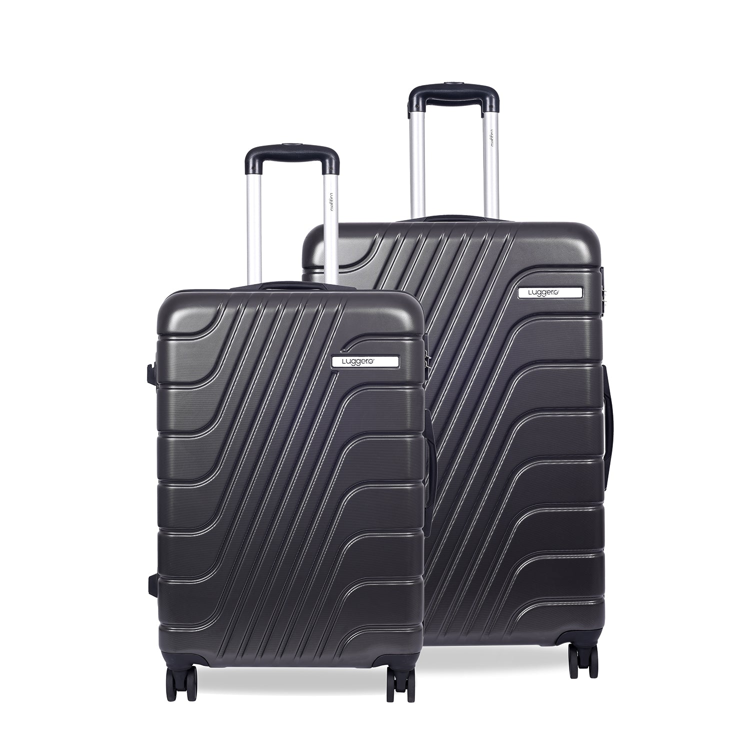 ETERNAL DARK GREY Light Weight & Durable Polycarbonate Hard Luggage
