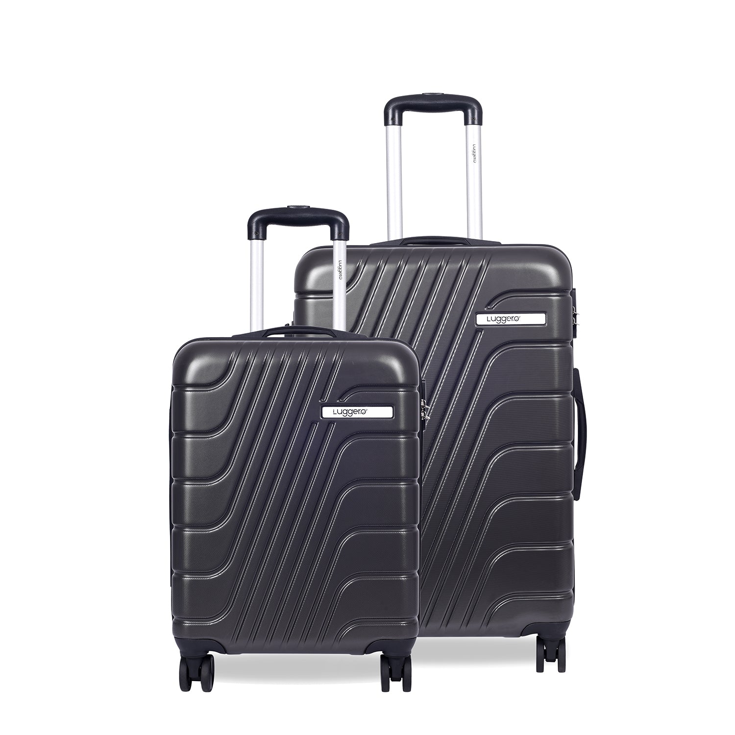 ETERNAL DARK GREY Light Weight & Durable Polycarbonate Hard Luggage