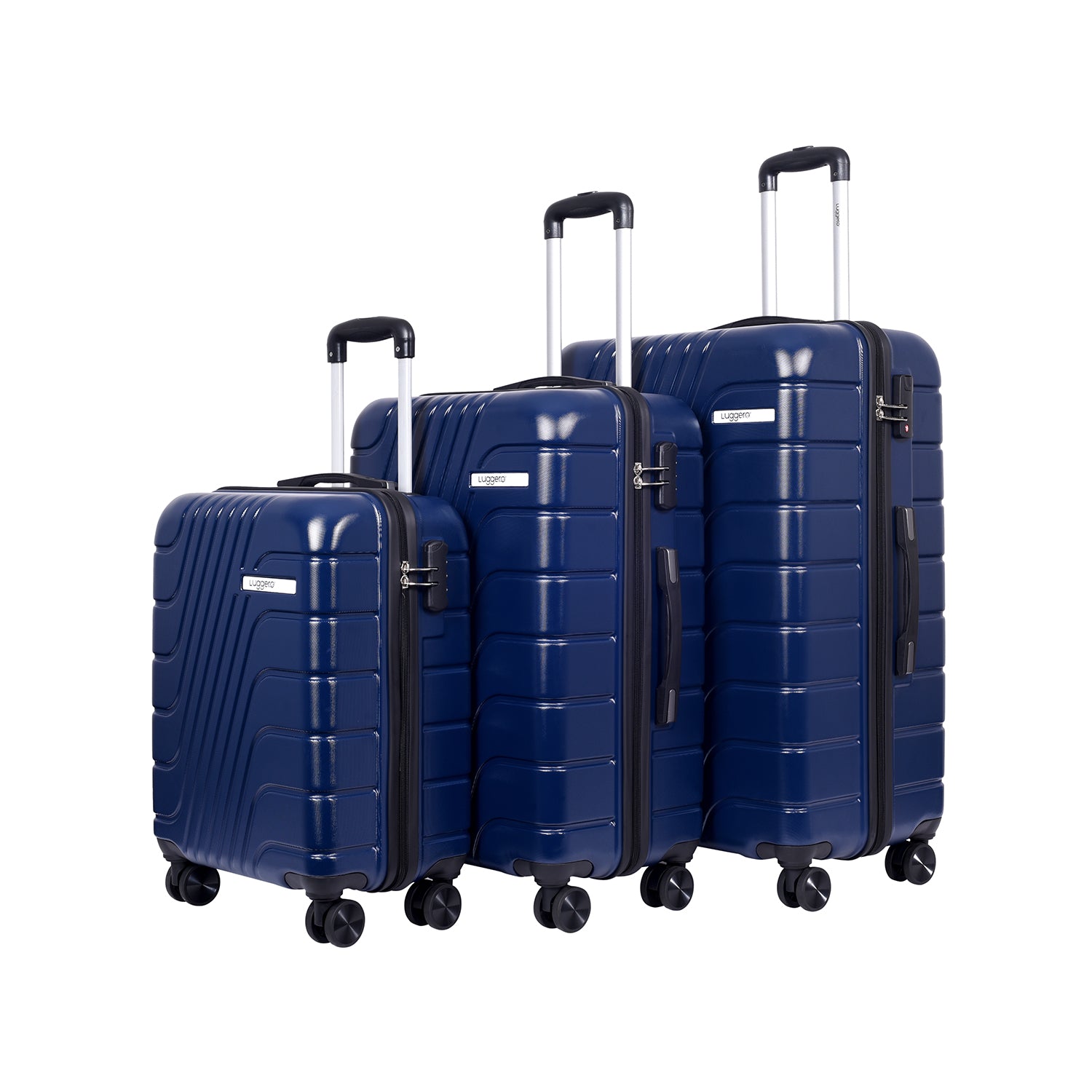 ETERNAL DEEP BLUE Light Weight & Durable Polycarbonate Hard Luggage