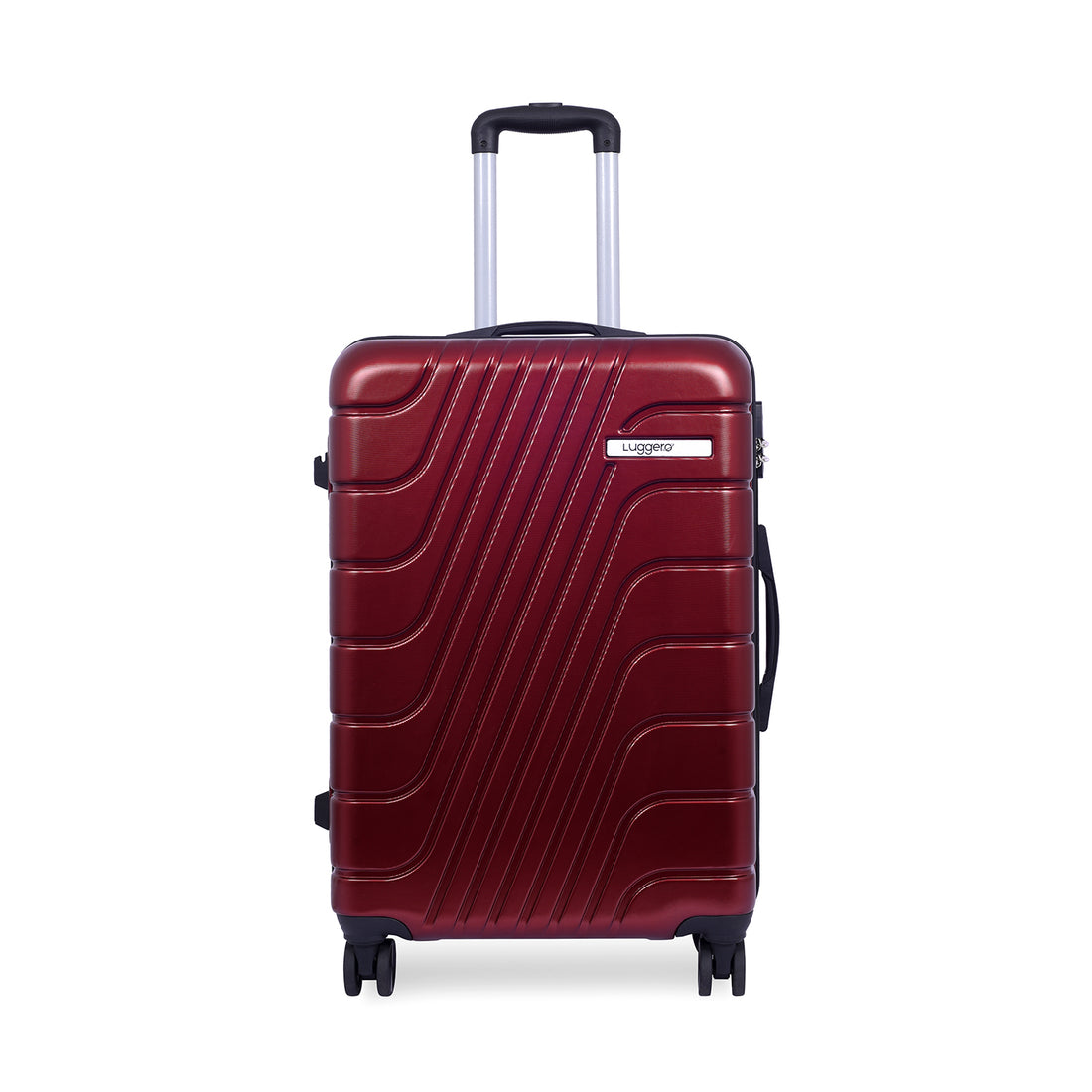 Luggero Eternal Solid Light weight Luggage Deep Red