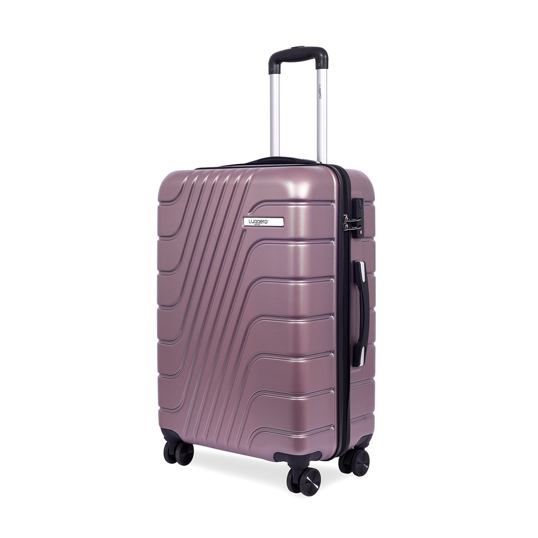 Luggero Eternal Solid Light weight Luggage Rose Gold