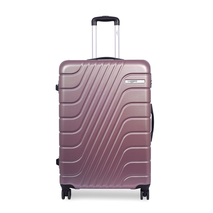 Luggero Eternal Solid Light weight Luggage Rose Gold