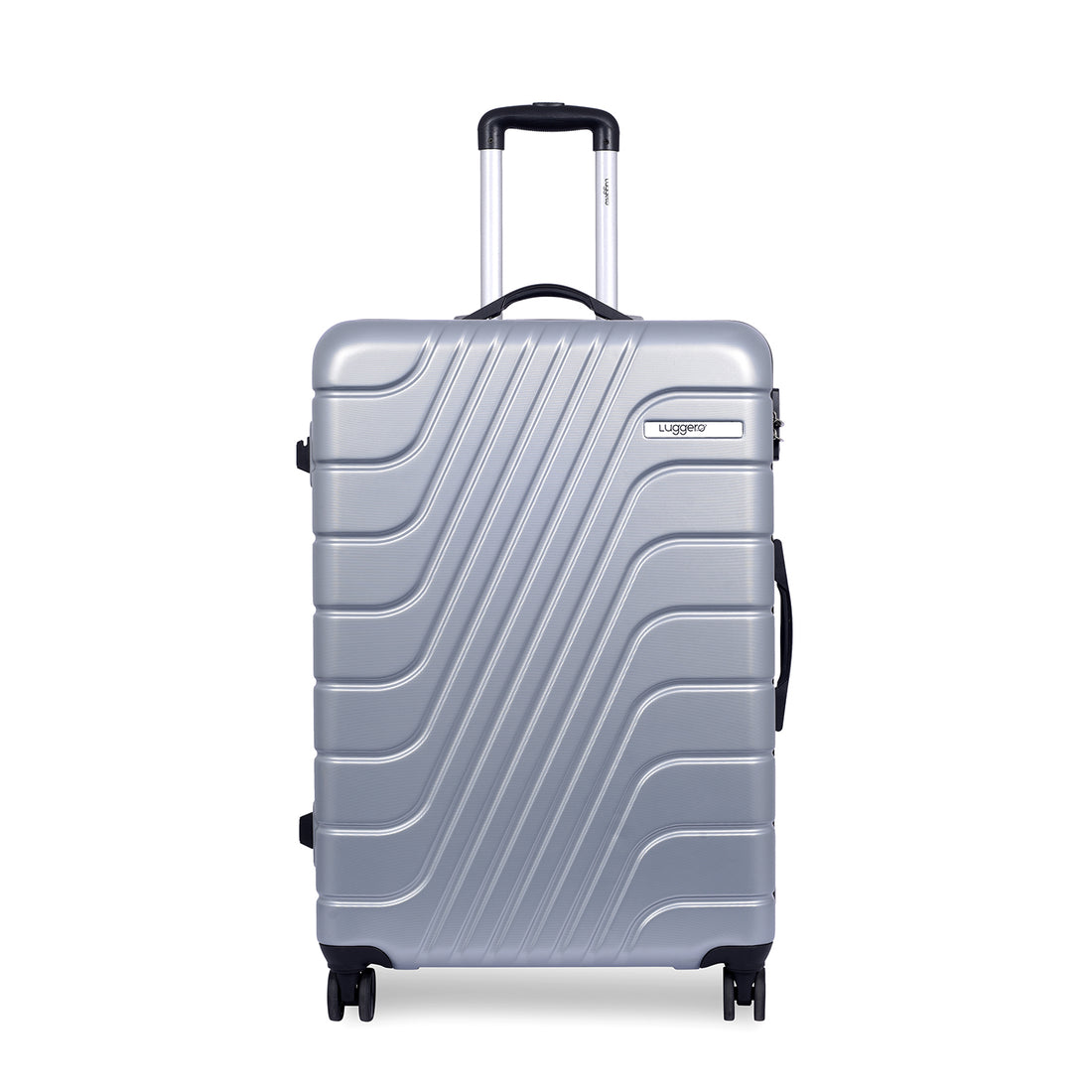 Luggero Eternal Solid Light weight Luggage Silver