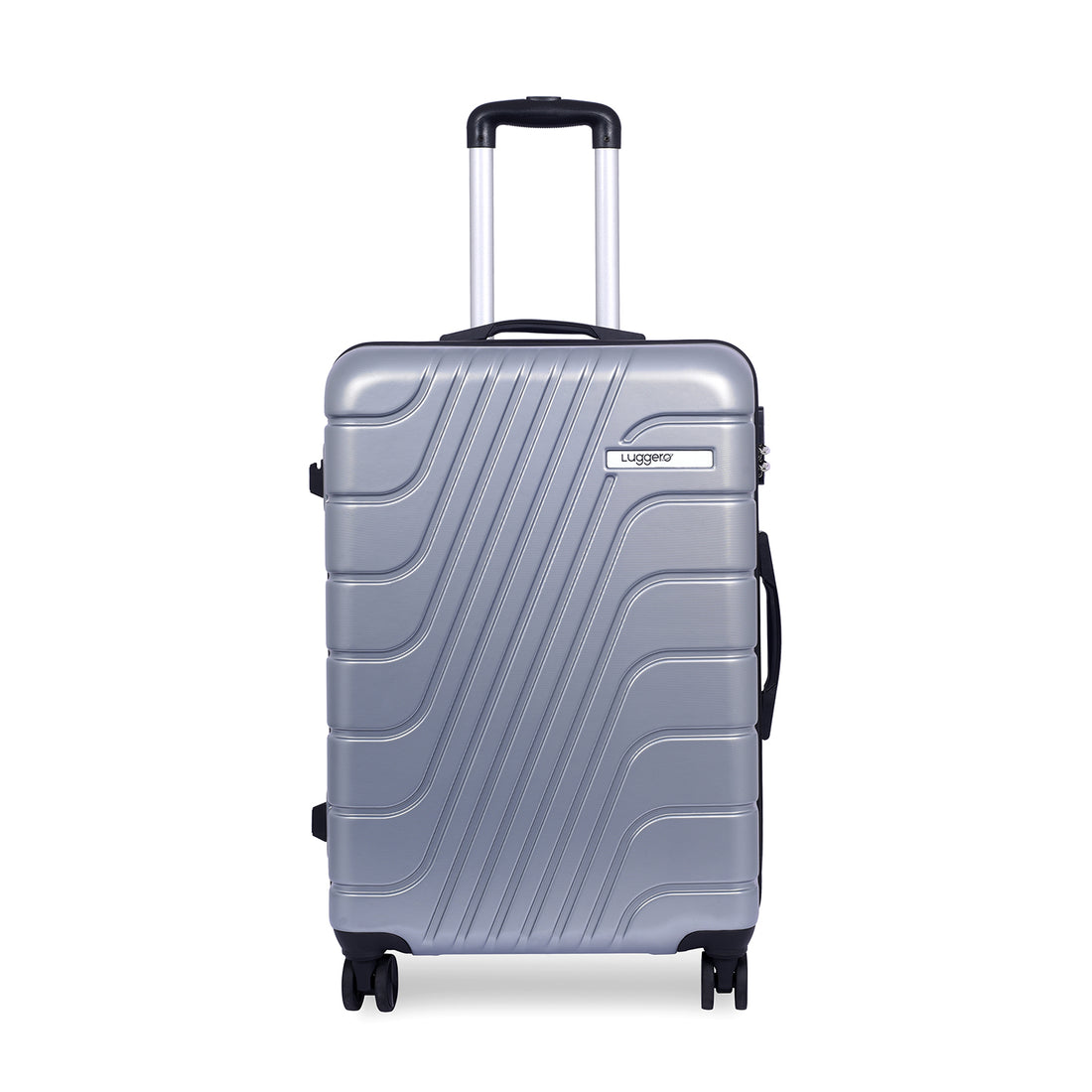 Luggero Eternal Solid Light weight Luggage Silver