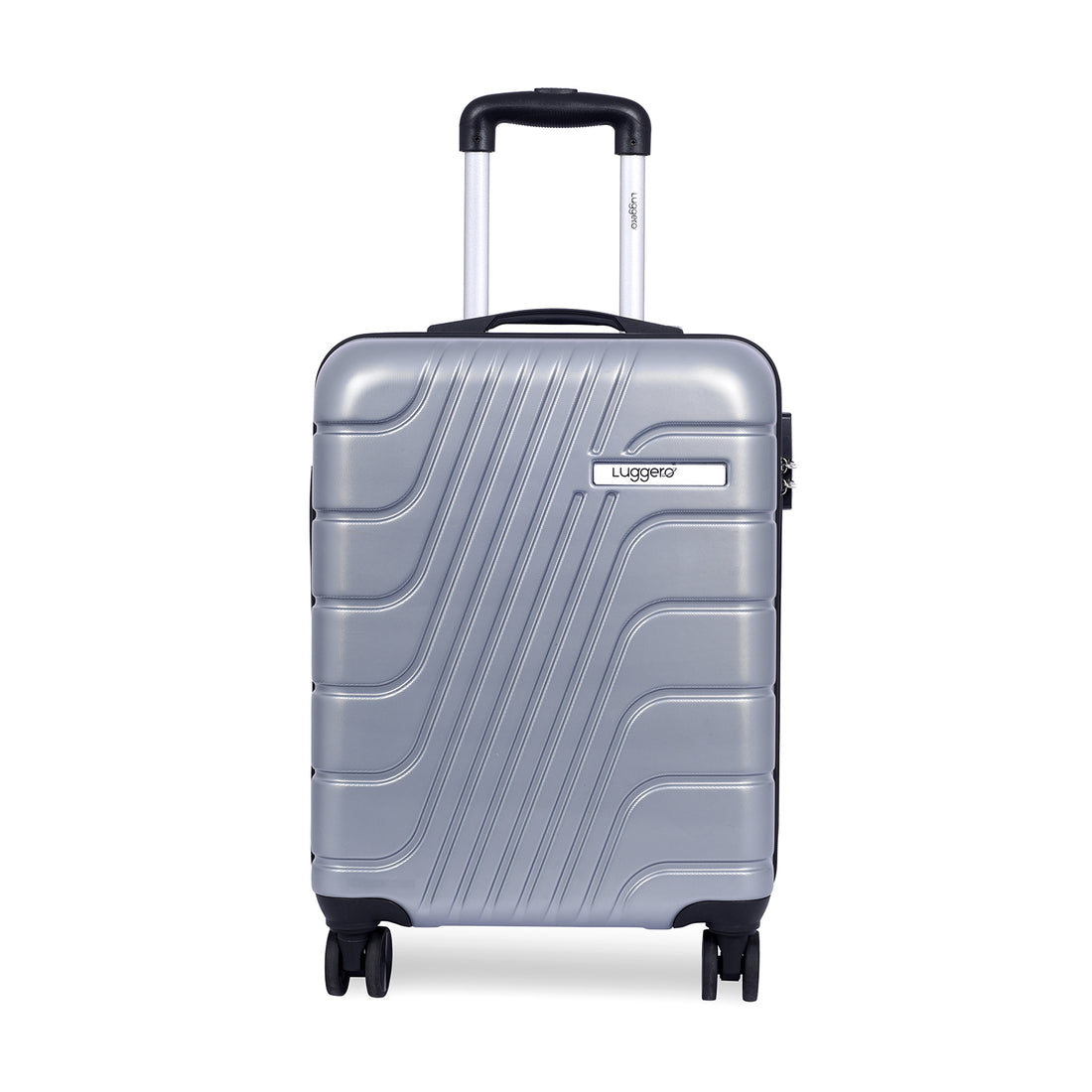 Luggero Eternal Solid Light weight Luggage Silver