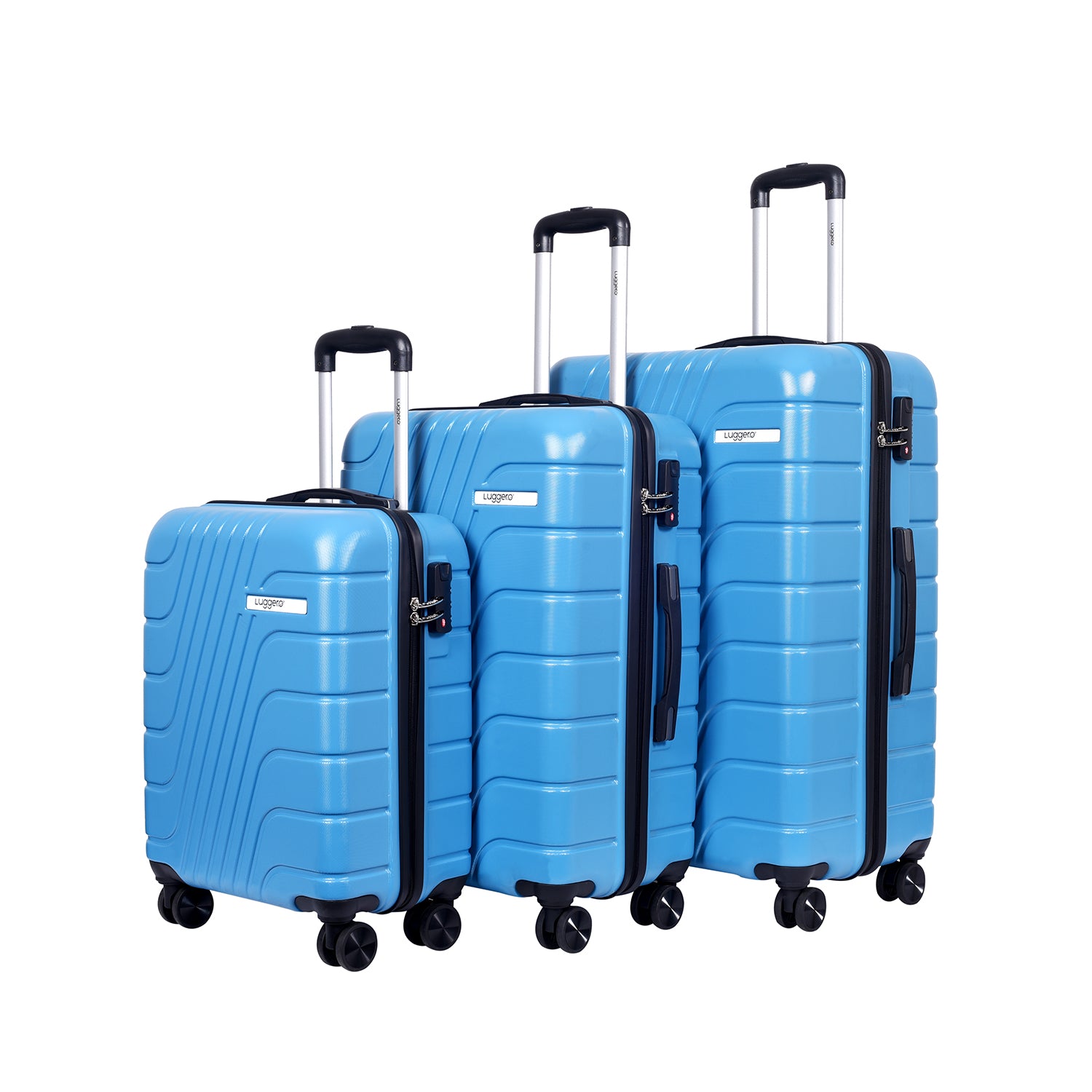 ETERNAL SKY BLUE Light Weight & Durable Polycarbonate Hard Luggage