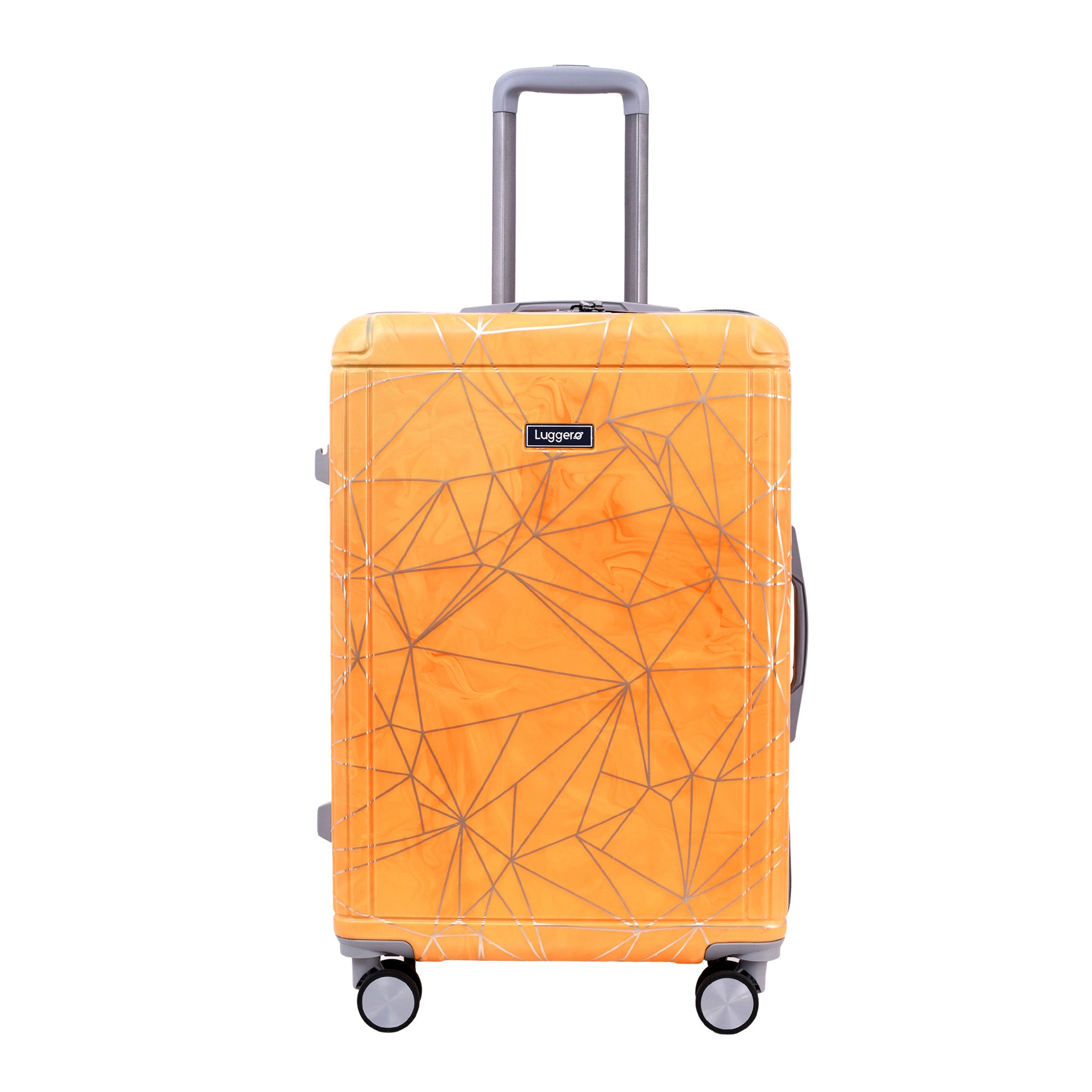 MAZE SEA ORANGE Light Weight & Durable Polycarbonate Hard Luggage