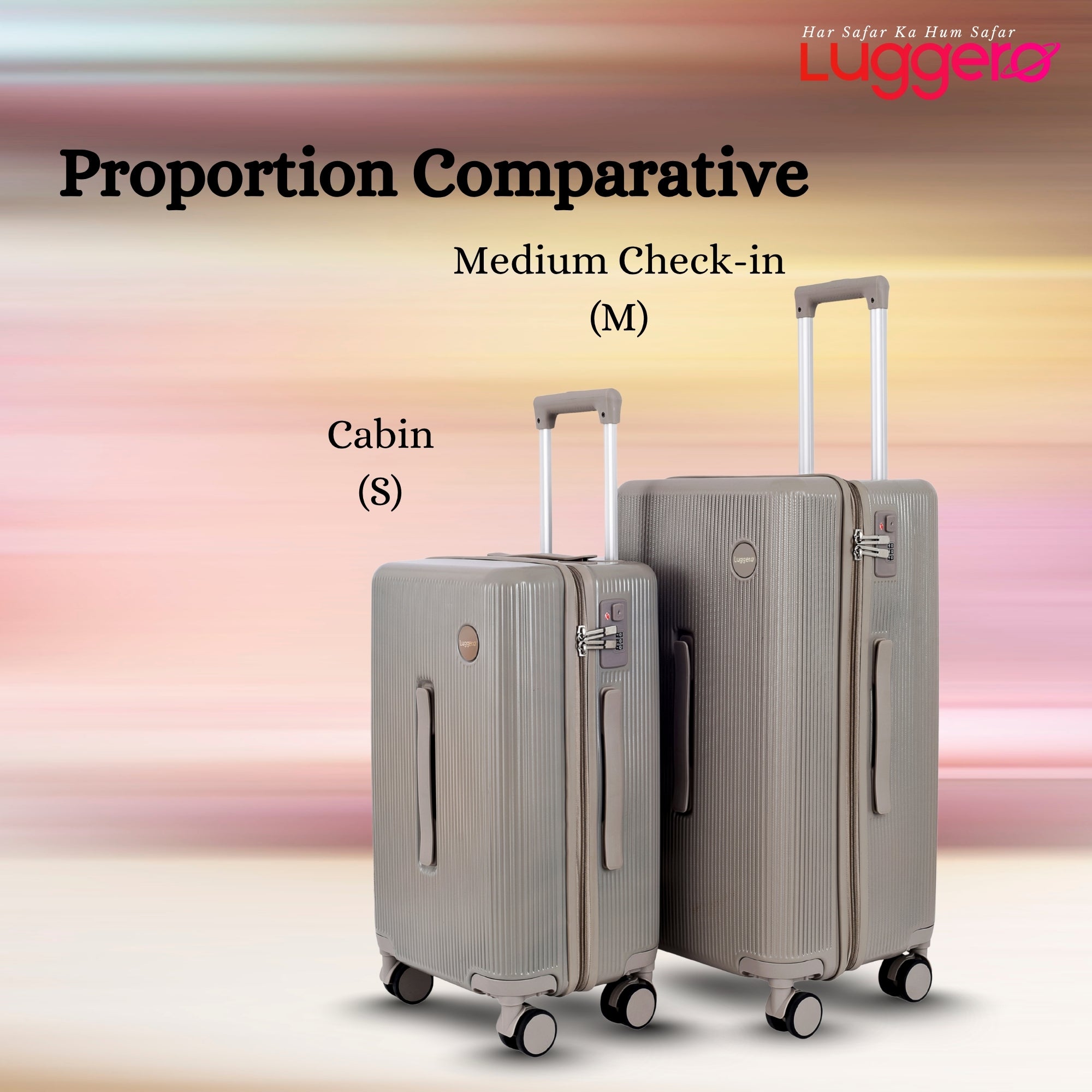 PRAGUE WHITE Light Weight & Durable Polycarbonate Hard Luggage