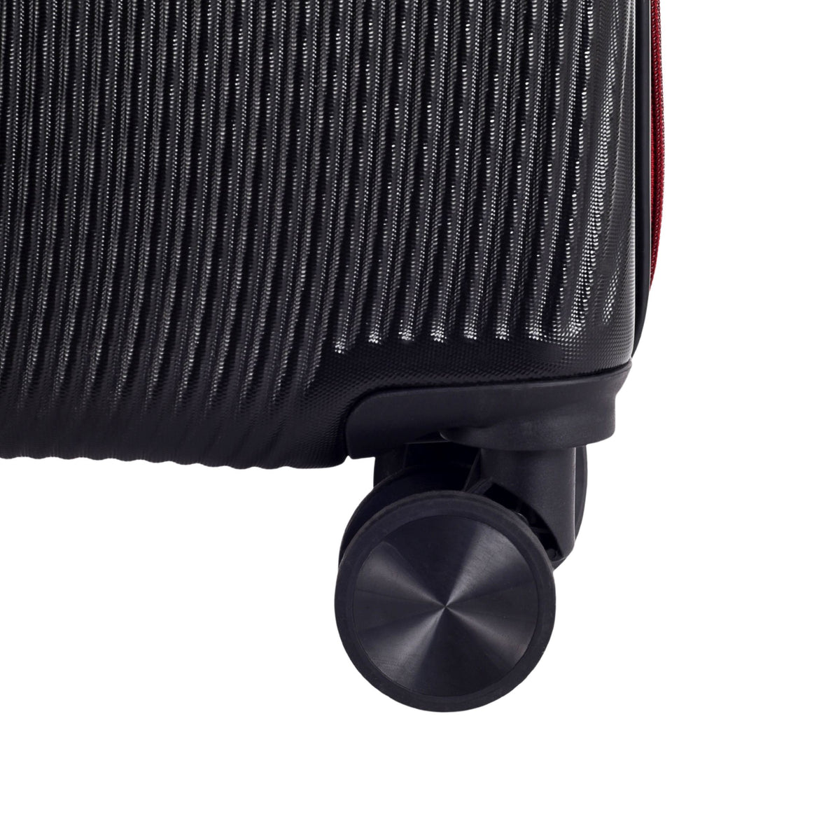 Aspen 8 spinner wheels and telescopic handle detail
