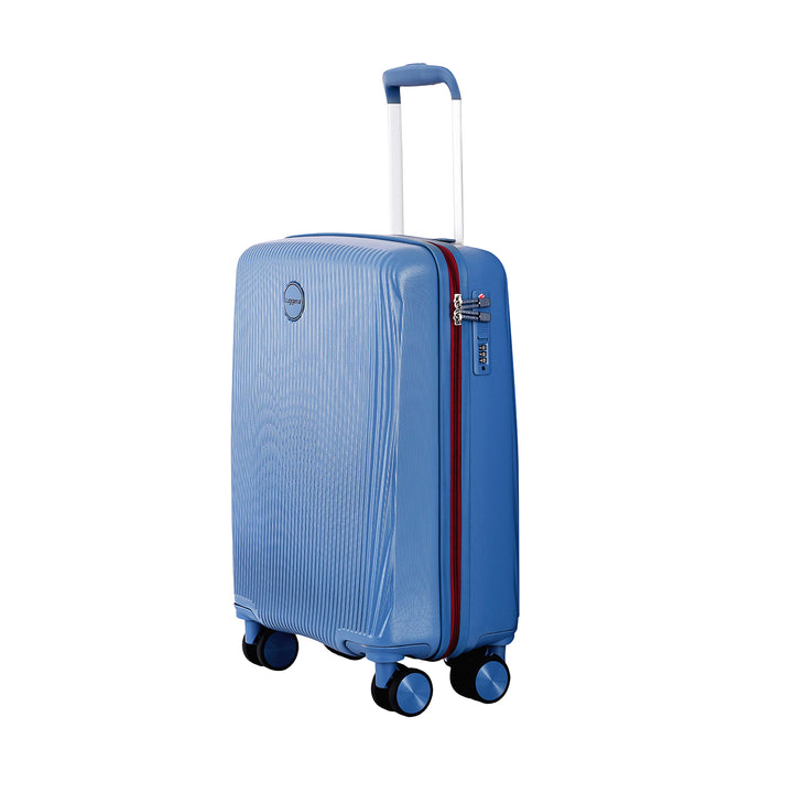 Aspen Hard-Shell Trolley Bag · Cabin 20" / Powder Blue