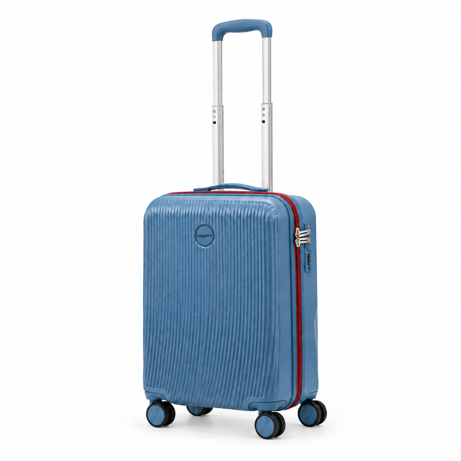 Luggero Lux Aspen Polycarbonate Hard Trolley Bag — 8 Spinner Wheels | 20/24/28 inch