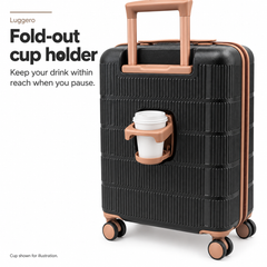 Luggero Lux Vienna Polycarbonate Hard Trolley Bag — 8 Spinner Wheels | 20/24/28 inch