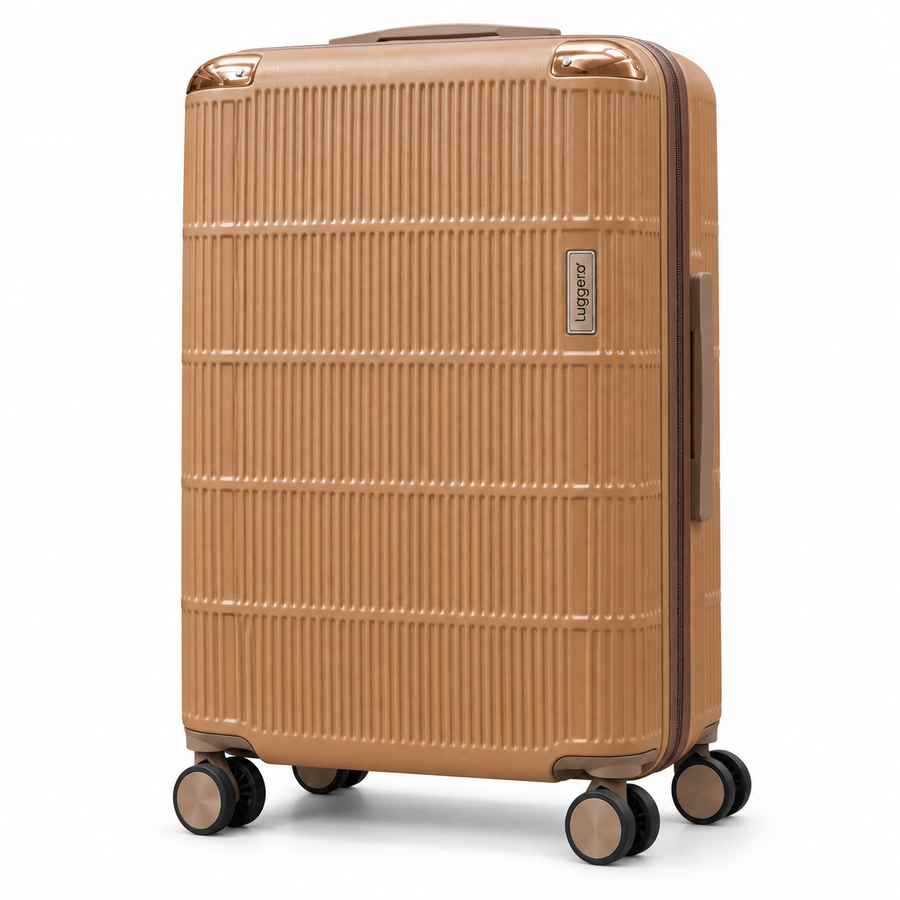 Luggero Lux Vienna Polycarbonate Hard Trolley Bag — 8 Spinner Wheels | 20/24/28 inch