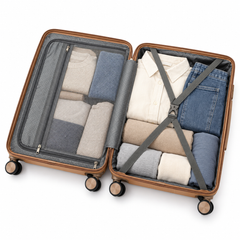 Luggero Lux Vienna Polycarbonate Hard Trolley Bag — 8 Spinner Wheels | 20/24/28 inch