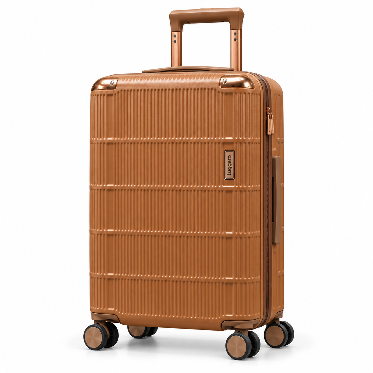 Luggero Lux Vienna Polycarbonate Hard Trolley Bag — 8 Spinner Wheels | 20/24/28 inch