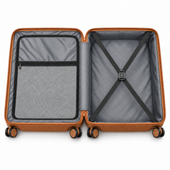 Luggero Lux Vienna Polycarbonate Hard Trolley Bag — 8 Spinner Wheels | 20/24/28 inch