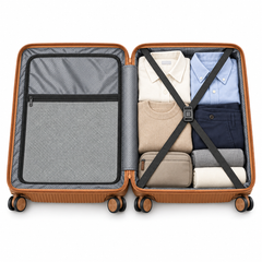 Luggero Lux Vienna Polycarbonate Hard Trolley Bag — 8 Spinner Wheels | 20/24/28 inch