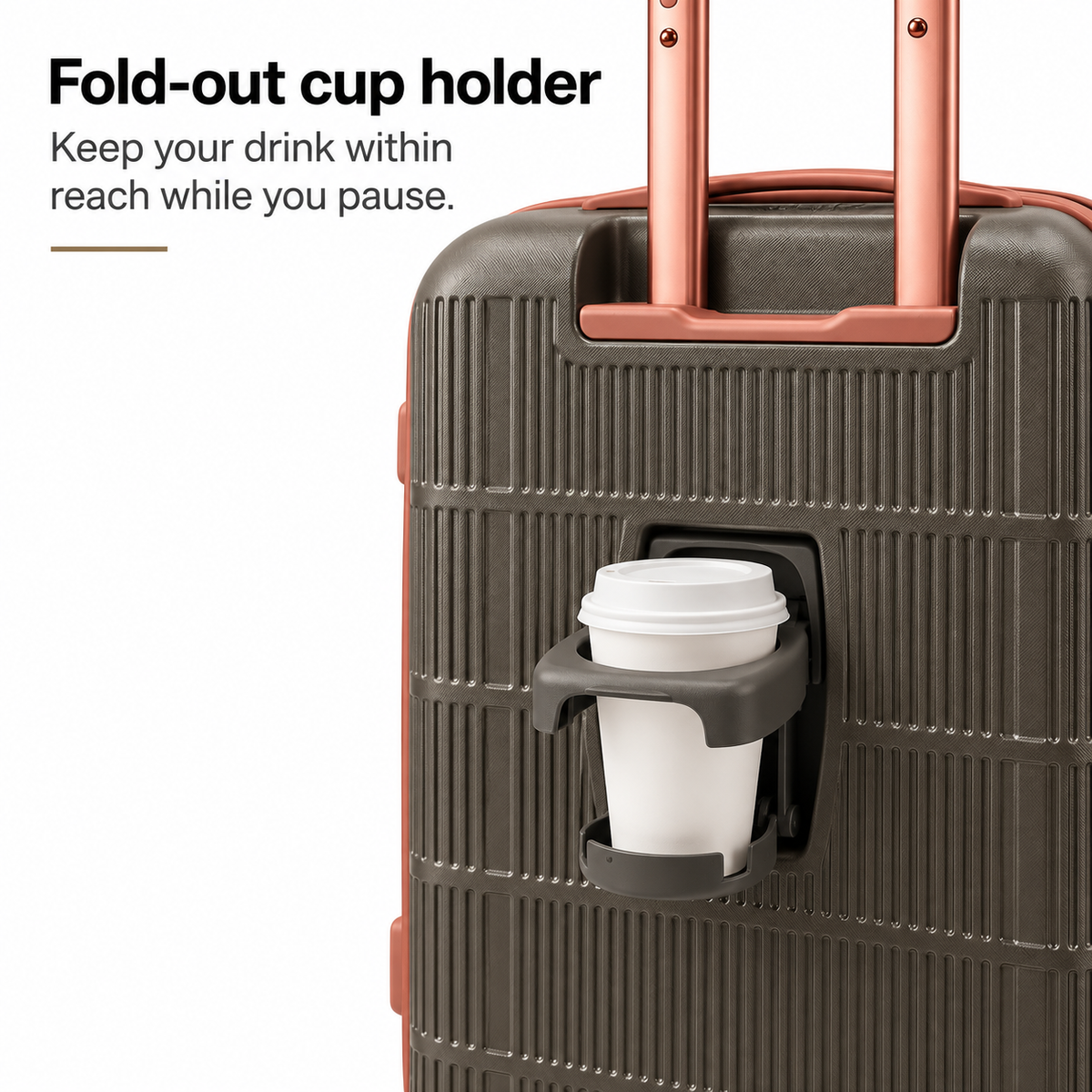 Luggero Lux Vienna Polycarbonate Hard Trolley Bag — 8 Spinner Wheels | 20/24/28 inch