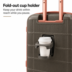 Luggero Lux Vienna Polycarbonate Hard Trolley Bag — 8 Spinner Wheels | 20/24/28 inch