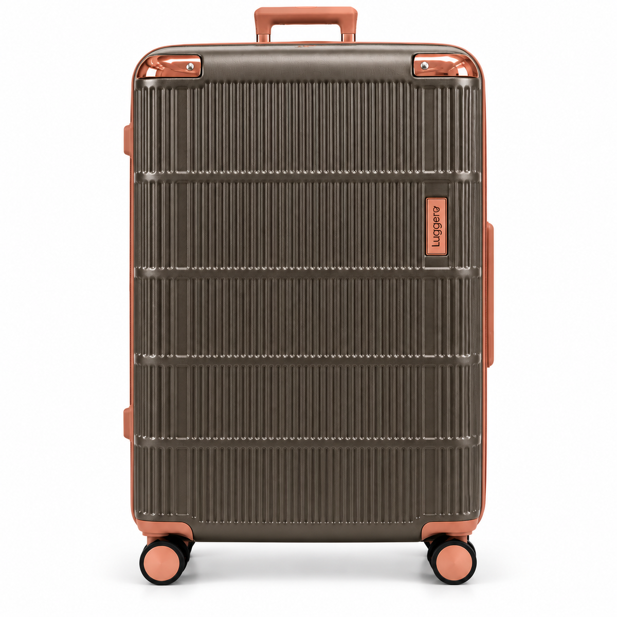 Luggero Lux Vienna Polycarbonate Hard Trolley Bag — 8 Spinner Wheels | 20/24/28 inch