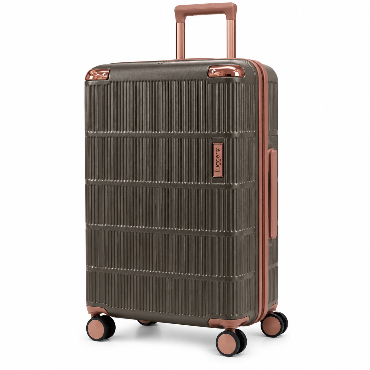 Luggero Lux Vienna Polycarbonate Hard Trolley Bag — 8 Spinner Wheels | 20/24/28 inch
