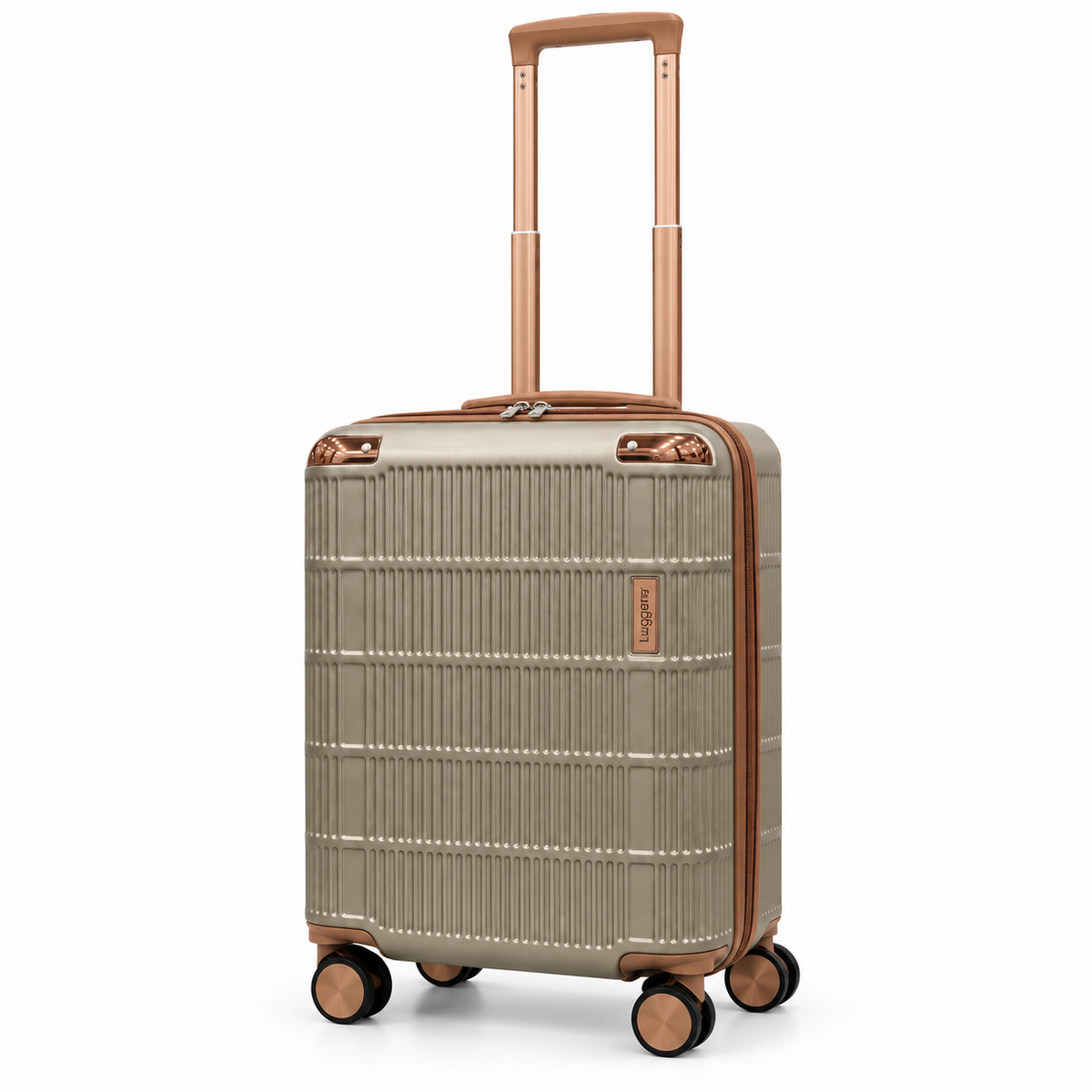 Luggero Lux Vienna Polycarbonate Hard Trolley Bag — 8 Spinner Wheels | 20/24/28 inch