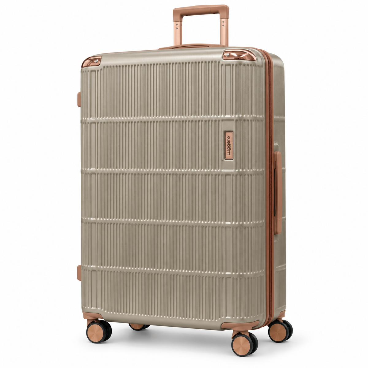 Luggero Lux Vienna Polycarbonate Hard Trolley Bag — 8 Spinner Wheels | 20/24/28 inch