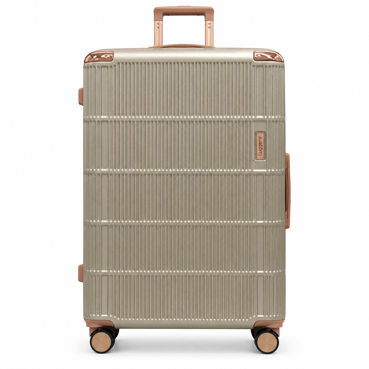 Luggero Lux Vienna Polycarbonate Hard Trolley Bag — 8 Spinner Wheels | 20/24/28 inch