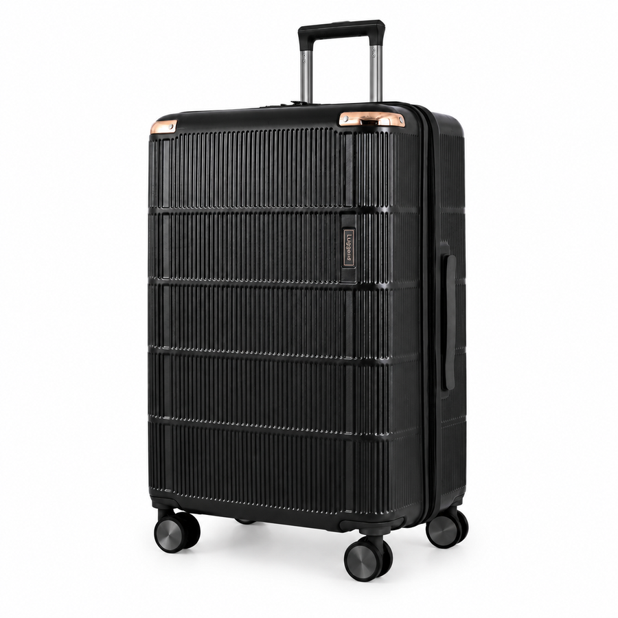 Vienna Polycarbonate Hard Luggage — Black