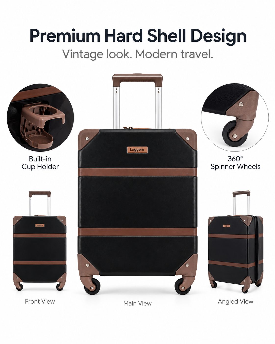 Santorini Polycarbonate Hard Luggage