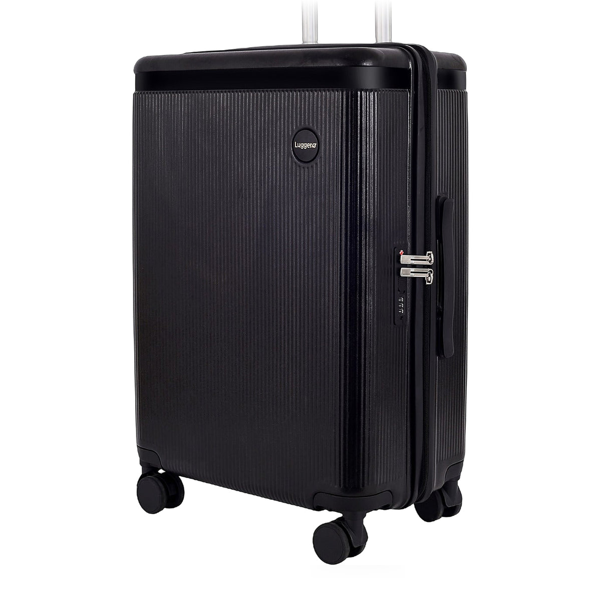 Luggero Lux Seychelles Black Large hard trolley bag