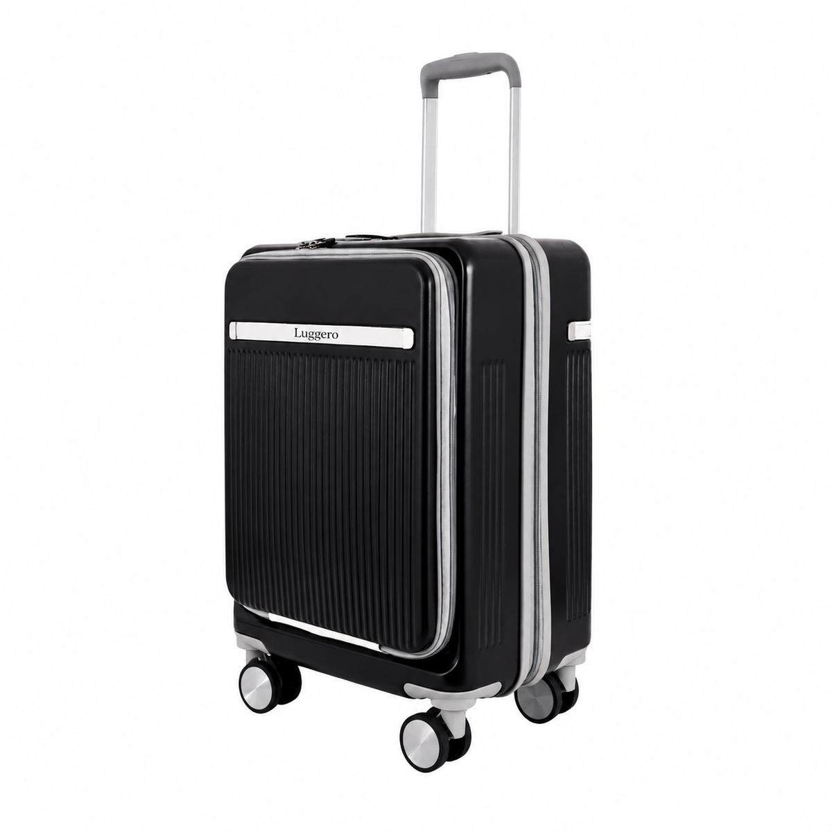 Luggero Lux Capri Polycarbonate Hard Trolley Bag — Front Laptop Pocket | 20 inch