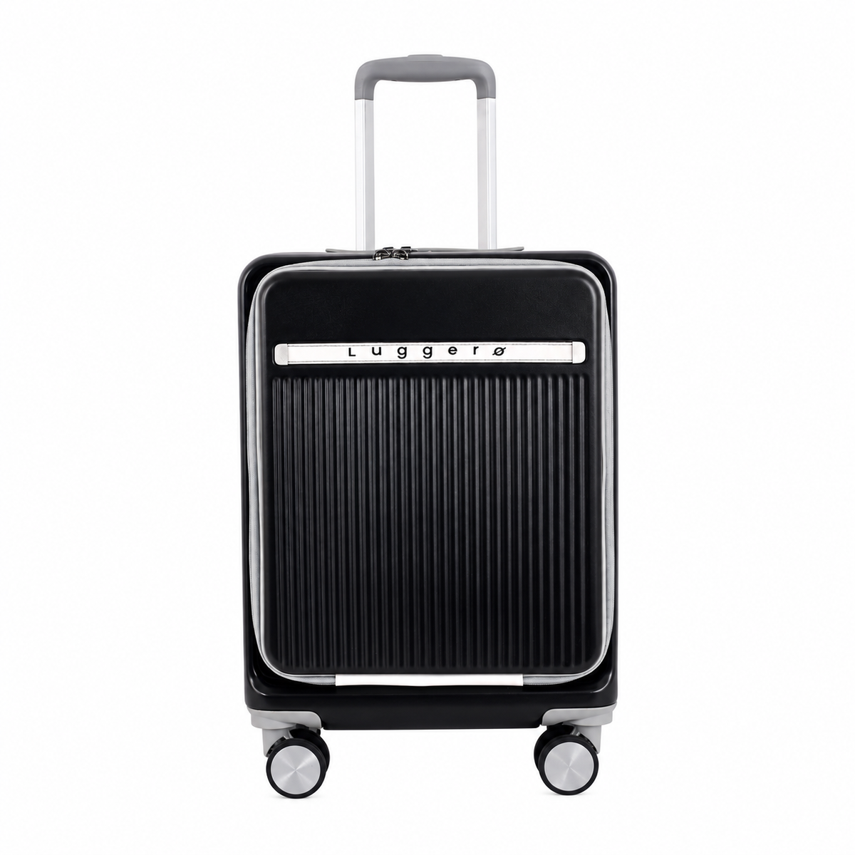 Luggero Lux Capri Polycarbonate Hard Trolley Bag — Front Laptop Pocket | 20 inch